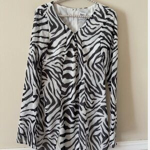 Princess Polly Zebra Print Mini Dress NWT